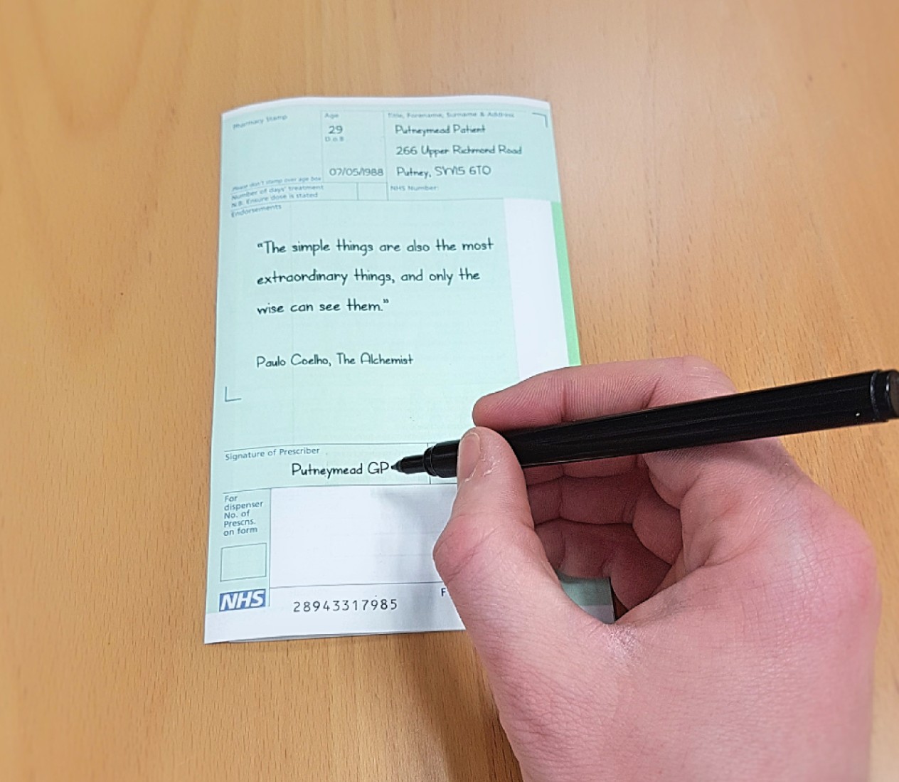 Repeat Prescription Index