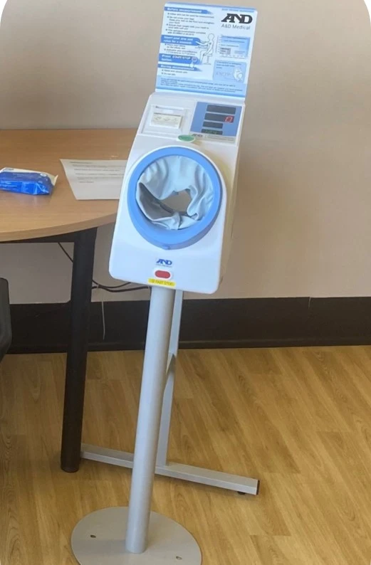 the surgerypod blood pressure machine